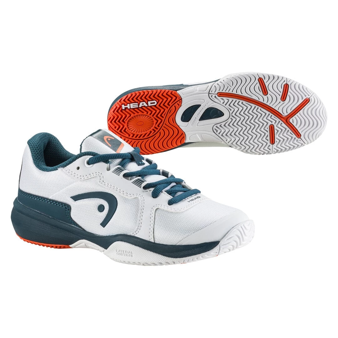 Head Sprint 3.5 Junior Tennis Shoe (White/Orange) 7 Head Sprint 3.5 Junior Tennis Shoe (White/Orange) - Image 5