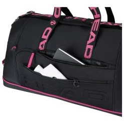 Head Coco Duffel 8 Pack Racquet Bag (Black/Pink) -Boutique Ball Sports Store Presentation 283651 Coco Duffle Bag BKPK 4 1