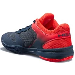 Head Sprint 3.0 Junior Tennis Shoe (Midnight Navy/Neon Red) -Boutique Ball Sports Store Presentation Sprint3.0JuniorMNNRMidnightNavyNeonRed4