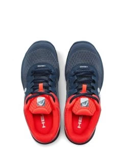 Head Sprint 3.0 Junior Tennis Shoe (Midnight Navy/Neon Red) -Boutique Ball Sports Store Presentation Sprint3.0JuniorMNNRMidnightNavyNeonRed5