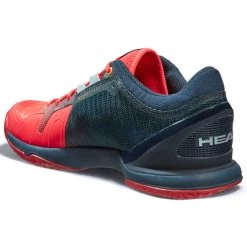 Head Sprint Pro 3.0 Men's Indoor Court Shoe (Red/Navy) -Boutique Ball Sports Store Presentation SprintPro3.0IndoorNRMNNeonRedMidnightNavy4