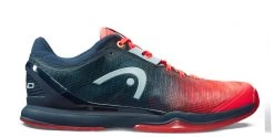 Head Sprint Pro 3.0 Men's Indoor Court Shoe (Red/Navy) -Boutique Ball Sports Store Presentation SprintPro3.0IndoorNRMNNeonRedMidnightNavy6