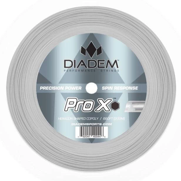 Diadem Pro X 17/1.20 Tennis String Reel (Silver) 3 Diadem Pro X 17/1.20 Tennis String Reel (Silver)