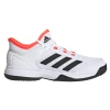 Adidas Ubersonic 4 Junior Tennis Shoe (White/Black/Solar Red)