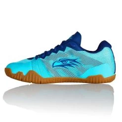 Salming Hawk Women's Indoor Court Shoe (Turquoise/Limoges Blue) -Boutique Ball Sports Store Salming Hawk Deco Mint Limoges c