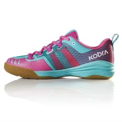 Salming Kobra Women's Indoor Court Shoe (Turquoise/Pink) -Boutique Ball Sports Store Salming Kobra Women 1237081 6351 04 RacquetGuys
