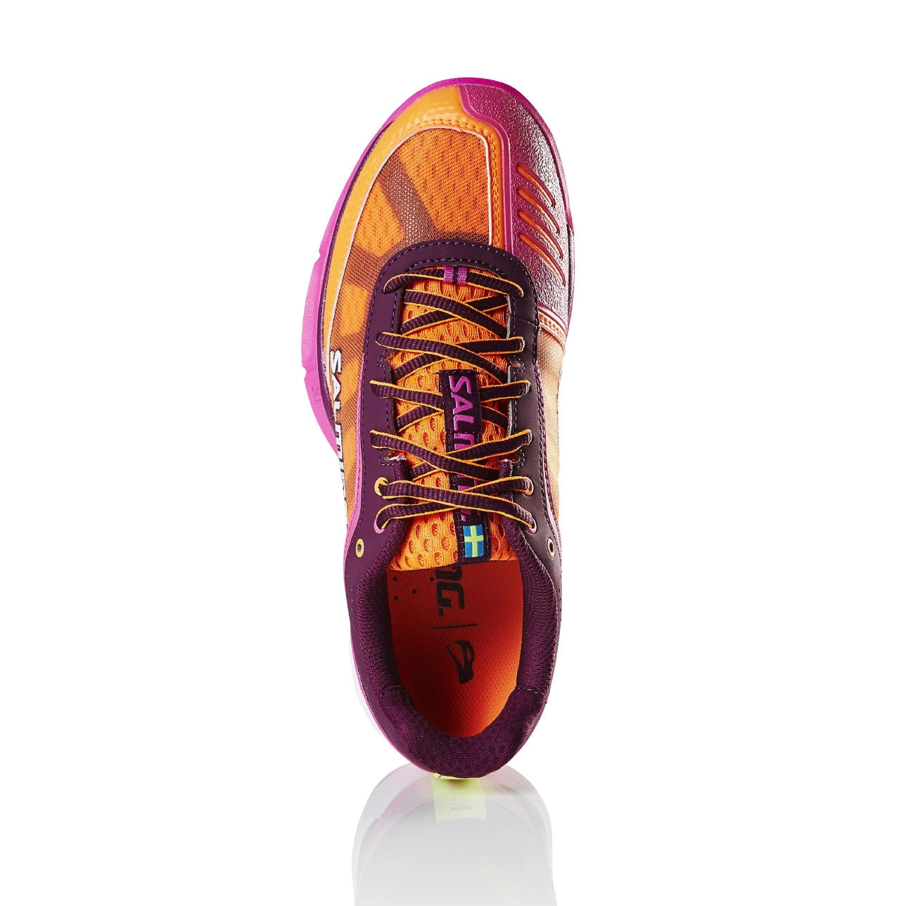 Salming Viper 4 Womens Indoor Court Shoe (Purple/Orange) 5 Salming Viper 4 Womens Indoor Court Shoe (Purple/Orange) - Image 3
