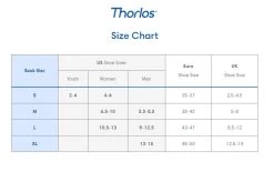 Thorlo Unisex Tennis Moderate Cushion Low Cut Socks (White) -Boutique Ball Sports Store SizeChart 951f688e 4254 436e 9545 cb4d3f6f9898