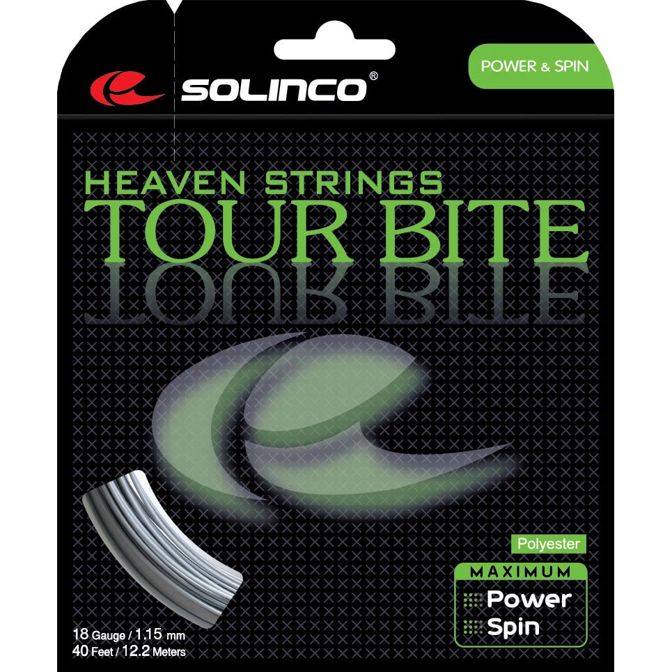 Solinco Tour Bite 18/1.15 Tennis String (Silver) 3 Solinco Tour Bite 18/1.15 Tennis String (Silver)