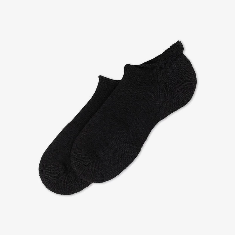 Thorlo Tennis Unisex Rolltop Socks (Black) 3 Thorlo Tennis Unisex Rolltop Socks (Black)