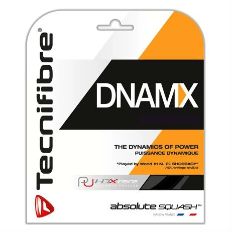 Tecnifibre DNAMX 18 Squash String (Black) 3 Tecnifibre DNAMX 18 Squash String (Black)