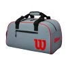 Wilson Clash Small Duffel Bag (Grey/Black/Infrared) -Boutique Ball Sports Store WR8002501001 0 CLASH DUFFLE Small BL GY RD