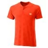 Wilson Men's Power Seamless Henley (Tangerine Tango) -Boutique Ball Sports Store WRA778801 0 SS20 POWER SEAMLESS HENLEY Men TangerineTango.png.cq5dam.web .1200.1200