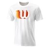 Wilson Men's Blur W Tech Tee (White) 1 Wilson Men's Blur W Tech Tee (White) -Boutique Ball Sports Store WRA779601 0 SS20 BLUR W TECH TEE Men White.png.cq5dam.web .1200.1200