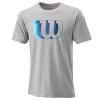 Wilson Men's Blur W Tech Tee (Heather) -Boutique Ball Sports Store WRA779602 0 SS20 BLUR W TECH TEE Men HeatherGrey.png.cq5dam.web .1200.1200