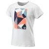 Wilson Girl's Prism Play Tech Tee (White) -Boutique Ball Sports Store WRA782101 0 SS20 PRISM PLAY TECH TEE Girls White.png.cq5dam.web .1200.1200