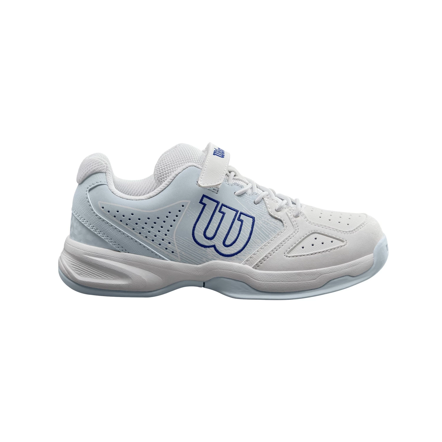 Wilson Kaos Junior Tennis Shoe (White/Blue) 4 Wilson Kaos Junior Tennis Shoe (White/Blue) - Image 2