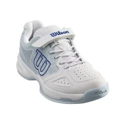 Wilson Stroke Junior Tennis Shoe (White/Blue) -Boutique Ball Sports Store WRS324040 Jr Small 82627577 b5b6 4878 ad8f 456c3becc46c