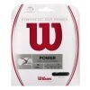Wilson Synthetic Gut Power 16/1.30 Tennis String (Black) 2 Wilson Synthetic Gut Power 16/1.30 Tennis String (Black) -Boutique Ball Sports Store WRZ945200 Synthetic Gut Power 16 Bk Pkg