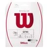 Wilson Revolve 16/1.30 Tennis String (White) -Boutique Ball Sports Store WRZ946500 Revolve 16 Wh Pkg