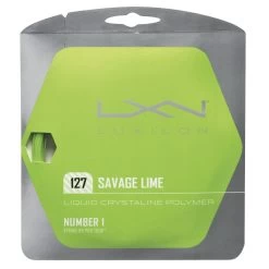 Luxilon Savage 16/1.27 Tennis String (Lime)