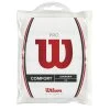 Wilson Pro Overgrip 12 Pack (White) -Boutique Ball Sports Store Wilson Pro Overgrip 12PKWhite RacquetGuys