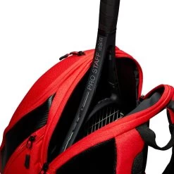 Wilson RF DNA Backpack Racquet Bag (Red/Black) -Boutique Ball Sports Store Wilson WR8005302 RF DNA Backpack Red Black 10