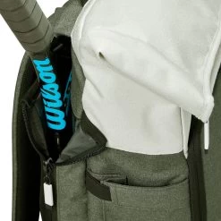 Wilson Women's Backpack Racquet Bag (Cream/Black/Forest) -Boutique Ball Sports Store Wilson WR8017401 Womens Backpack Cream ForestGreen 10 685ff10a f1a5 441e 9628 46c72b966cc0