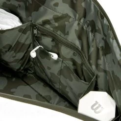 Wilson Women's Racquet Bag (Cream/Black/Forest) -Boutique Ball Sports Store Wilson Womens Racquet Bag Cream Black ForestGreen 7 2090d53d 07ef 4132 bab9 2ed56d45a1f7