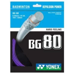 Yonex BG 80 Badminton String (Violet)
