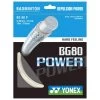 Yonex BG 80 Power Badminton String (White) -Boutique Ball Sports Store Yonex BG 80 Power Badminton String White