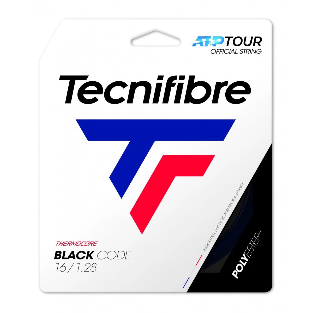Tecnifibre Black Code 16/1.30 Tennis String (Black) 3 Tecnifibre Black Code 16/1.30 Tennis String (Black)