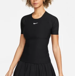 Nike Women's Dri-FIT Advantage Top (Black/White)