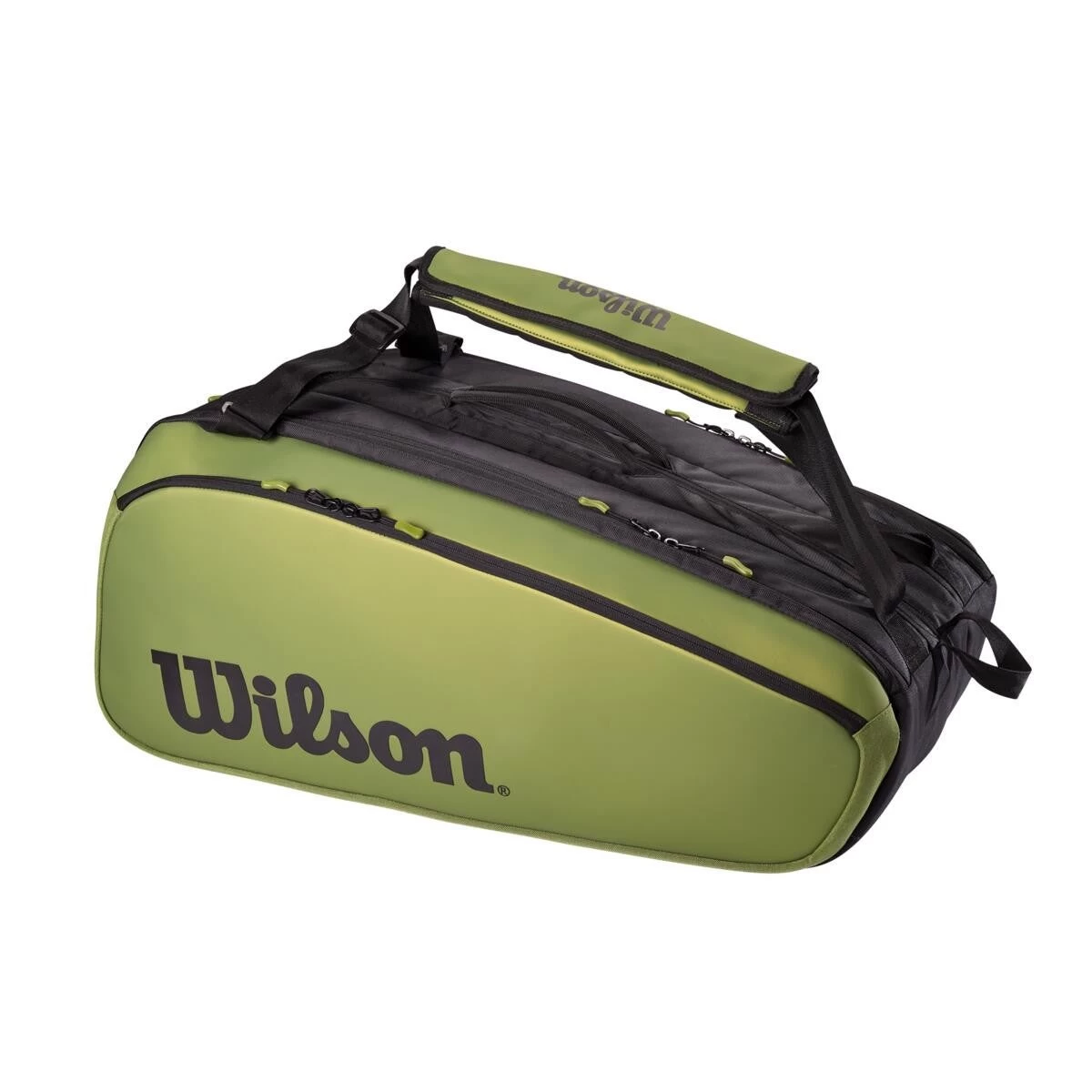 Wilson Blade V8 Super Tour 15 Pack Racquet Bag (Green/Black) 4 Wilson Blade V8 Super Tour 15 Pack Racquet Bag (Green/Black) - Image 2