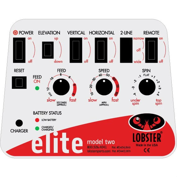 Lobster Elite 3 Tennis Ball Machine + 10 Function Remote 8 Lobster Elite 3 Tennis Ball Machine + 10 Function Remote - Image 6