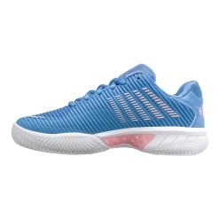 K-Swiss Hypercourt Express 2 Clay Court HB Women's Tennis Shoe (Blue/Pink) -Boutique Ball Sports Store k swiss Hypercourt Express 2 All Court Women s Tennis Shoe Blue Pink K96614 454 Inside