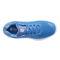 K-Swiss Hypercourt Express 2 Clay Court HB Women's Tennis Shoe (Blue/Pink) -Boutique Ball Sports Store k swiss Hypercourt Express 2 All Court Women s Tennis Shoe Blue Pink K96614 454 Top