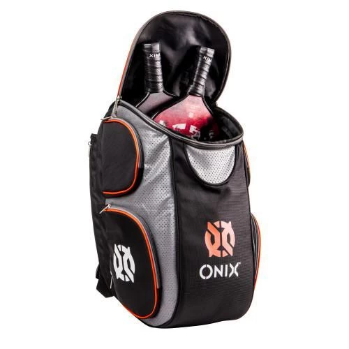 Onix Pickleball Backpack Paddle Bag (Black/Orange) 4 Onix Pickleball Backpack Paddle Bag (Black/Orange) - Image 2