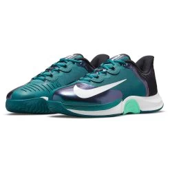 Nike Air Zoom GP Turbo Men's Tennis Shoe (Dark Green/White/Black) -Boutique Ball Sports Store nikecourt air zoom gp turbo hard court tennis shoe 29kGpS 4