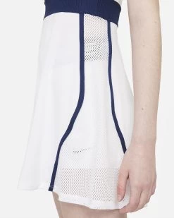 Nike Women's Dri-FIT Slam Dress (White/Binary Blue) -Boutique Ball Sports Store nikecourt dri fit slam womens tennis dress tT8dbn 8fa6c518 1487 4e4d ac76 542dd12d0d72