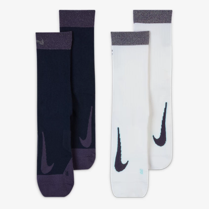 Nike Court Multiplier Max Crew Socks (Obsidian/White) 4 Nike Court Multiplier Max Crew Socks (Obsidian/White) - Image 2