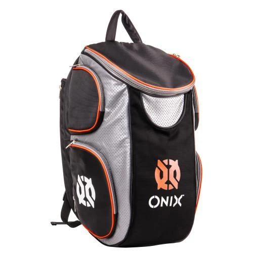 Onix Pickleball Backpack Paddle Bag (Black/Orange) 3 Onix Pickleball Backpack Paddle Bag (Black/Orange)