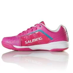Salming Adder Women's Indoor Court Shoe (Pink) -Boutique Ball Sports Store salming adder women indoor 1237076 5151 04 RacquetGuys