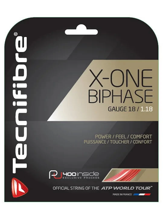 Tecnifibre X-One Biphase 18/1.18 Tennis String (Red) 4 Tecnifibre X-One Biphase 18/1.18 Tennis String (Red) - Image 2